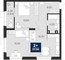 Продажа 2-комнатной квартиры 57,9 м², 2/25 этаж