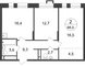 Продажа 2-комнатной квартиры 66 м², 18/20 этаж