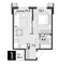 Продажа 1-комнатной квартиры 44,2 м², 9/18 этаж