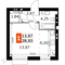 Продажа 1-комнатной квартиры 28,9 м², 3/4 этаж