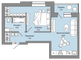 Продажа 2-комнатной квартиры 45 м², 4/8 этаж