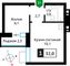 Продажа 1-комнатной квартиры 32 м², 5/6 этаж