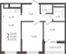 Продажа 2-комнатной квартиры 64,2 м², 3/8 этаж
