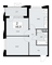 Продажа квартиры со свободной планировкой 48,8 м², 10/22 этаж