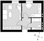 Продажа 1-комнатной квартиры 31,5 м², 2/4 этаж