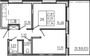 Продажа 2-комнатной квартиры 57,3 м², 1/5 этаж