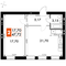 Продажа 1-комнатной квартиры 47,7 м², 2/4 этаж