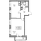 Продажа 1-комнатной квартиры 50,3 м², 22/23 этаж