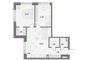 Продажа 2-комнатной квартиры 62,7 м², 46/55 этаж