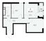 Продажа квартиры со свободной планировкой 45,4 м², 19/30 этаж