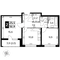 Продажа 2-комнатной квартиры 52,9 м², 19/24 этаж