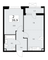 Продажа квартиры со свободной планировкой 39,9 м², 2/17 этаж