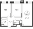 Продажа 2-комнатной квартиры 60,6 м², 4/20 этаж