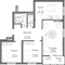 Продажа 3-комнатной квартиры 81,3 м², 2/25 этаж