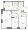 Продажа 3-комнатной квартиры 98,3 м², 25/57 этаж