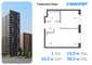 Продажа 1-комнатной квартиры 38,4 м², 2/17 этаж