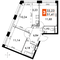 Продажа 3-комнатной квартиры 51,4 м², 14/15 этаж