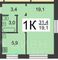 Продажа 1-комнатной квартиры 30,2 м², 4/5 этаж