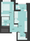 Продажа 1-комнатной квартиры 37 м², 13 этаж