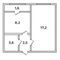 Продажа 1-комнатной квартиры 31,5 м², 6/14 этаж