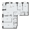 Продажа квартиры со свободной планировкой 139,9 м², 6/17 этаж