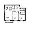 Продажа 2-комнатной квартиры 38,5 м², 2/14 этаж