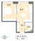 Продажа 1-комнатной квартиры 33,8 м², 32/52 этаж