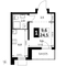 Продажа квартиры-студии 25,2 м², 19/20 этаж