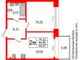 Продажа 1-комнатной квартиры 44,5 м², 2/7 этаж