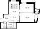 Продажа 2-комнатной квартиры 53,5 м², 22/32 этаж