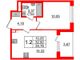 Продажа 1-комнатной квартиры 32,9 м², 3/4 этаж