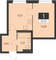 Продажа 1-комнатной квартиры 32,5 м², 10 этаж