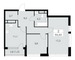 Продажа 2-комнатной квартиры 55,5 м², 29/30 этаж