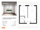 Продажа 1-комнатной квартиры 36,2 м², 31/33 этаж