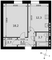 Продажа 1-комнатной квартиры 40,3 м², 3/4 этаж