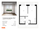 Продажа 1-комнатной квартиры 34 м², 33/33 этаж