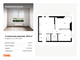 Продажа 2-комнатной квартиры 48,4 м², 33/33 этаж