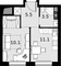 Продажа 1-комнатной квартиры 32,5 м², 6/28 этаж