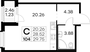 Продажа квартиры-студии 29,8 м², 12/15 этаж