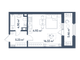 Продажа квартиры-студии 34,3 м², 2/11 этаж