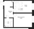 Продажа 1-комнатной квартиры 45,5 м², 2/5 этаж