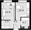 Продажа 1-комнатной квартиры 32,5 м², 7/28 этаж