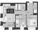 Продажа 2-комнатной квартиры 55,4 м², 14/20 этаж