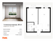 Продажа 1-комнатной квартиры 36,1 м², 33/33 этаж