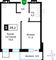 Продажа 1-комнатной квартиры 39,2 м², 6/6 этаж