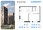 Продажа 1-комнатной квартиры 48,2 м², 10/12 этаж