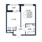 Продажа 1-комнатной квартиры 32,5 м², 11/13 этаж