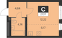 Продажа квартиры-студии 27,2 м², 12 этаж