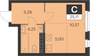 Продажа квартиры-студии 25,1 м², 13 этаж