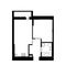 Продажа 1-комнатной квартиры 35,8 м², 1/4 этаж